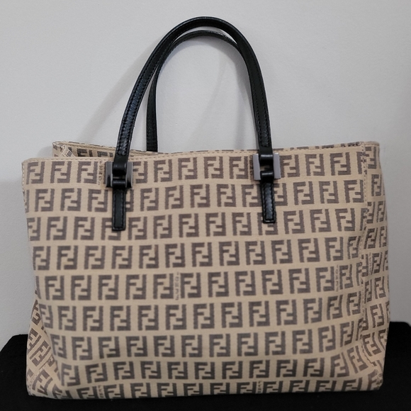 FENDI zucchino tote handbag - Picture 1 of 15